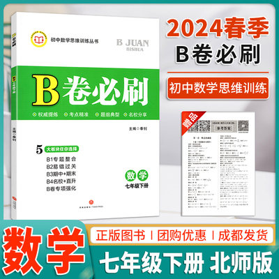 2024版b卷必刷七下数学北师版