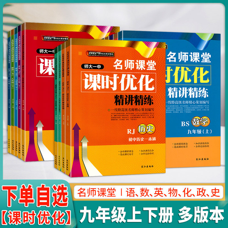 名师课堂优化精讲一中九年上册