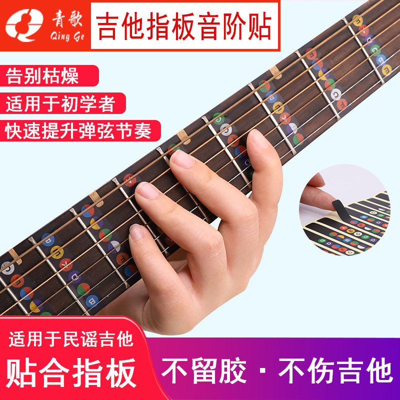 民谣吉他音阶素材模板 民谣吉他音阶图片下载 小麦优选