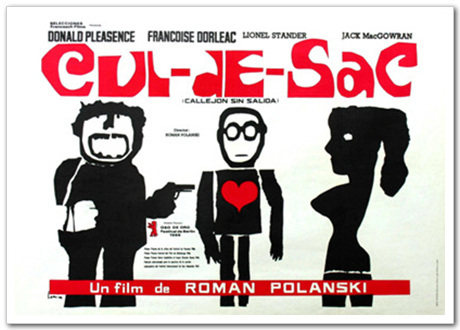 荒岛惊魂/罗曼·波兰斯基/电影海报/艺术电影/装饰画