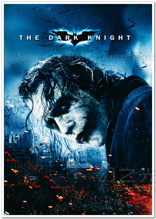蝙蝠侠2:黑暗骑士/小丑/电影海报/原版授权/艺术电影/装饰画