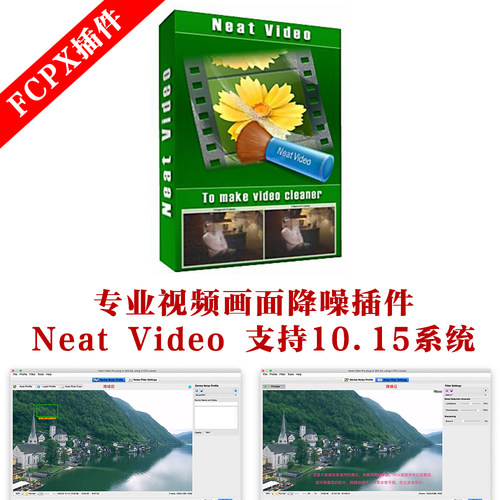 fcpx插件 专业视频画面降噪插件 Neat Video 3.6.1 支持10.15系统