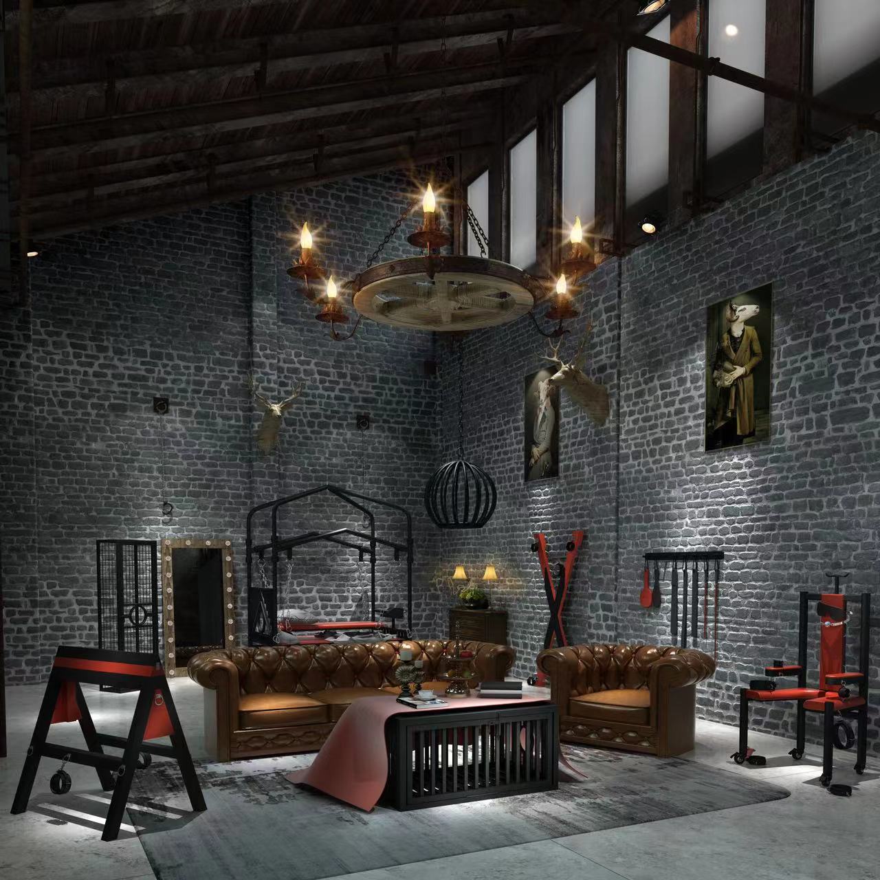 BDSM全屋定制整体定制定做家具工厂家道具定制设计