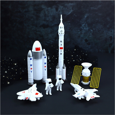 烘焙蛋糕装饰宇航员太空遨游航天梦想摆件插牌男生生日甜品装扮