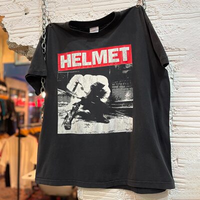 Helmet乐队复古高街纯棉短袖T恤