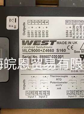 英国WEST 温控仪MLC9000+Z4660 S160 MLC9000+Z4610 S160原装正品