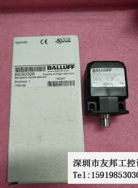 A027*巴鲁夫BALLUFF全新 BES0306 BES Q40KFU-PSC20B-S04G-0议价