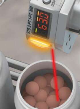 现货BANNER邦纳Q4XTILAF100-Q8抗菌耐腐蚀激光位移料位厚度传感器