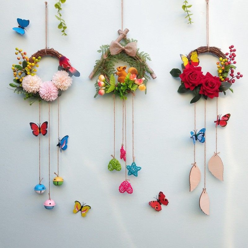 花环装饰创意家居墙壁壁挂客厅房间挂墙墙饰墙上挂件壁饰室内饰品,家居饰品,壁饰,淘宝优惠券,粉丝福利购,淘宝优惠卷