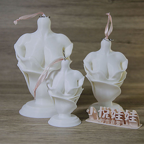 BJD胸台3分4分6分通用娃头展示台百合花人台妆面支架假发展示架