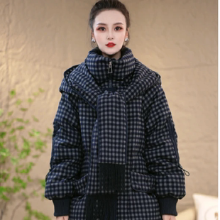 高端品牌小个子短款轻薄九江羽绒服女士冬季时尚洋气妈妈嘉兴平湖