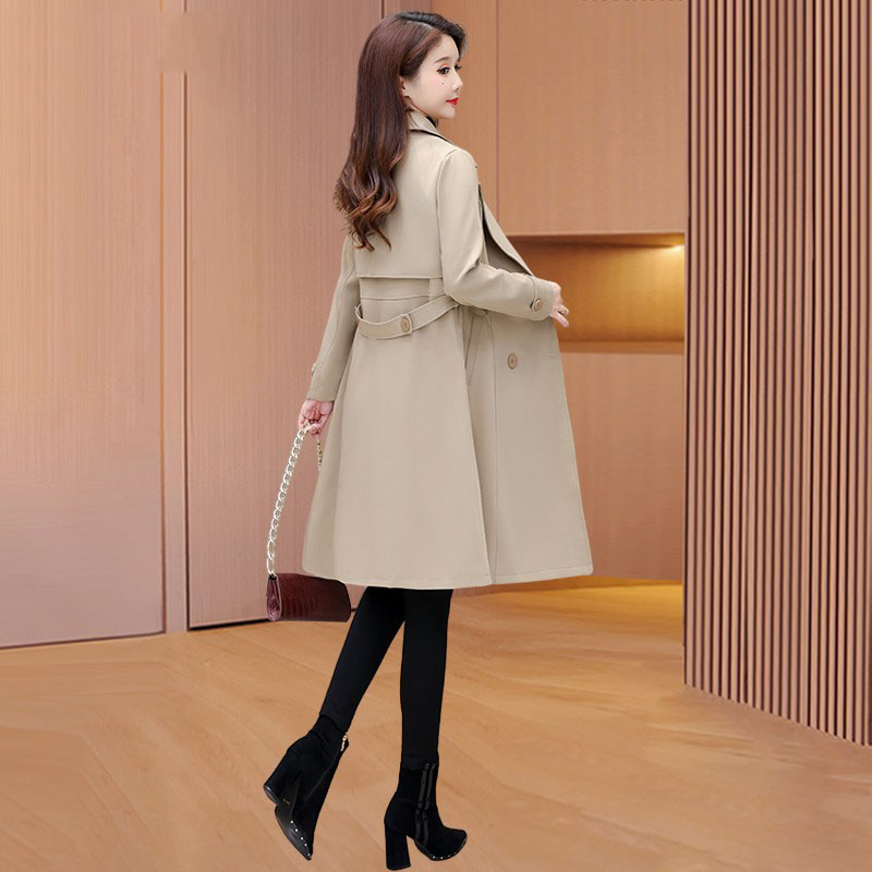 高端大气上档次杭州意法风衣外套女早春秋季巨好看的休闲大衣洋气