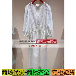 雅莹女装 连衣裙 2025春夏新款 国内代购 EGKES4642AW 专柜正品