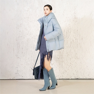 2025新款女士一手长休闲面包羽绒服翻新定做改款非半九成品衣壳
