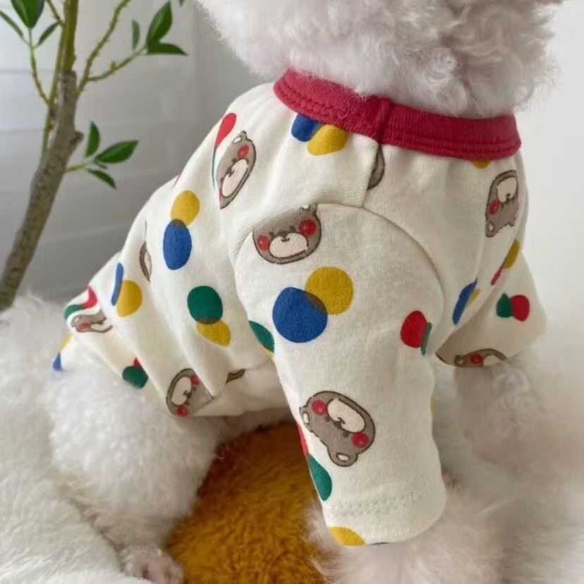 秋冬装宠物狗狗猫咪衣服可爱防掉毛小型犬比熊英短布偶猫猫打底衫