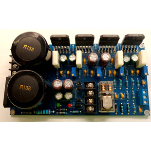 4并LM3886后级功放板发烧PCB空板/参考乐林线路125W+125W单声250W