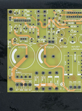 LM1876 LM4766功放板一体版 已测试没底噪