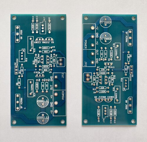 纯甲类30w功放板pcb空板电路