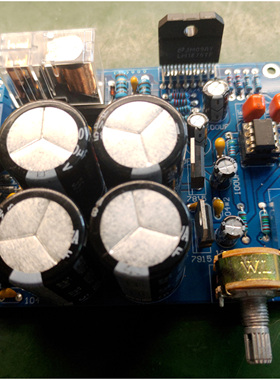 LM1876TF/LM4766 + 5532前级运放 发烧功放板 带喇叭保护电路散件