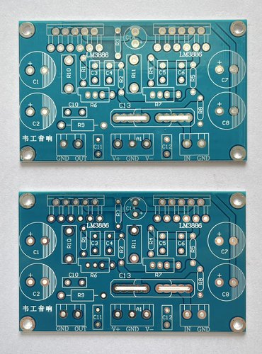 3886单声道功放板pcb空板