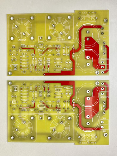 参考英国LEAK锗管功放15W成品功放板超电子管胆机OCL经典3AD18A