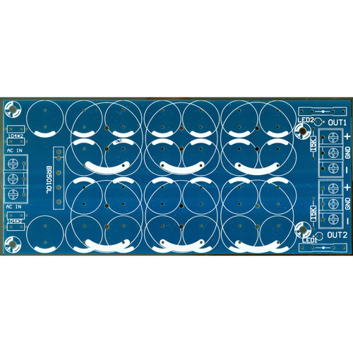 整流滤波高档并联保险管pcb空板