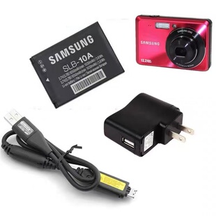 PL60 ES55 ES60 适用 相机电池充电器 PL55 WB700数码 数据线 三星