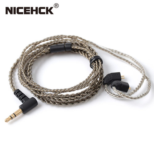 NICEHCK DB3耳机线f300耳机原装线四股编织线材0.78 2PIN