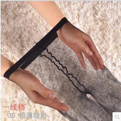 一线档低腰t裆脚尖全透明丝袜