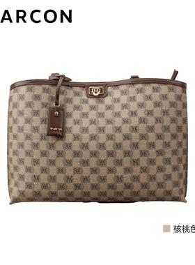 意尔康女包2025秋季新款时尚单肩包女通勤托特包大容量56Y29906