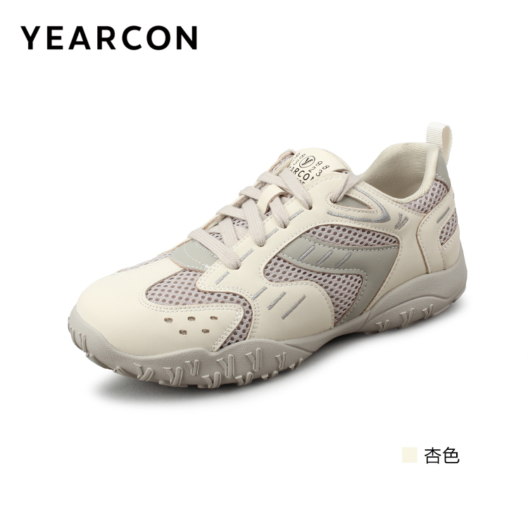 意尔康女鞋2025秋季新款系带休闲