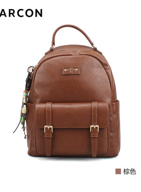 意尔康女包2026春季新款女士休闲双肩包旅游大容量背包61Y28017