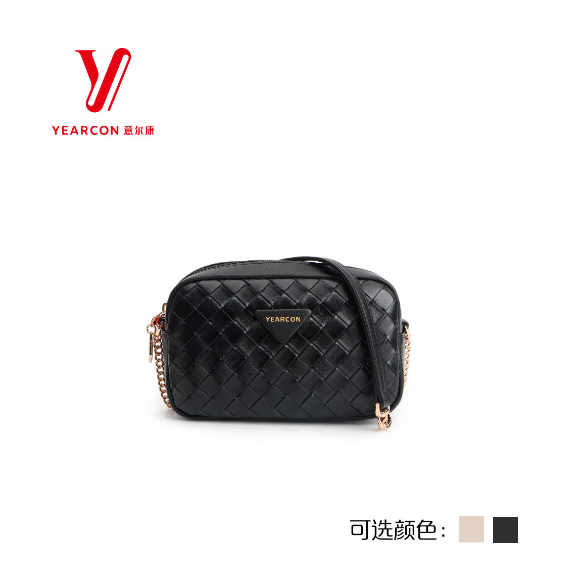 SSSS意尔康秋季新款女包时尚百搭复古单肩斜挎链条小方包S6Y26089