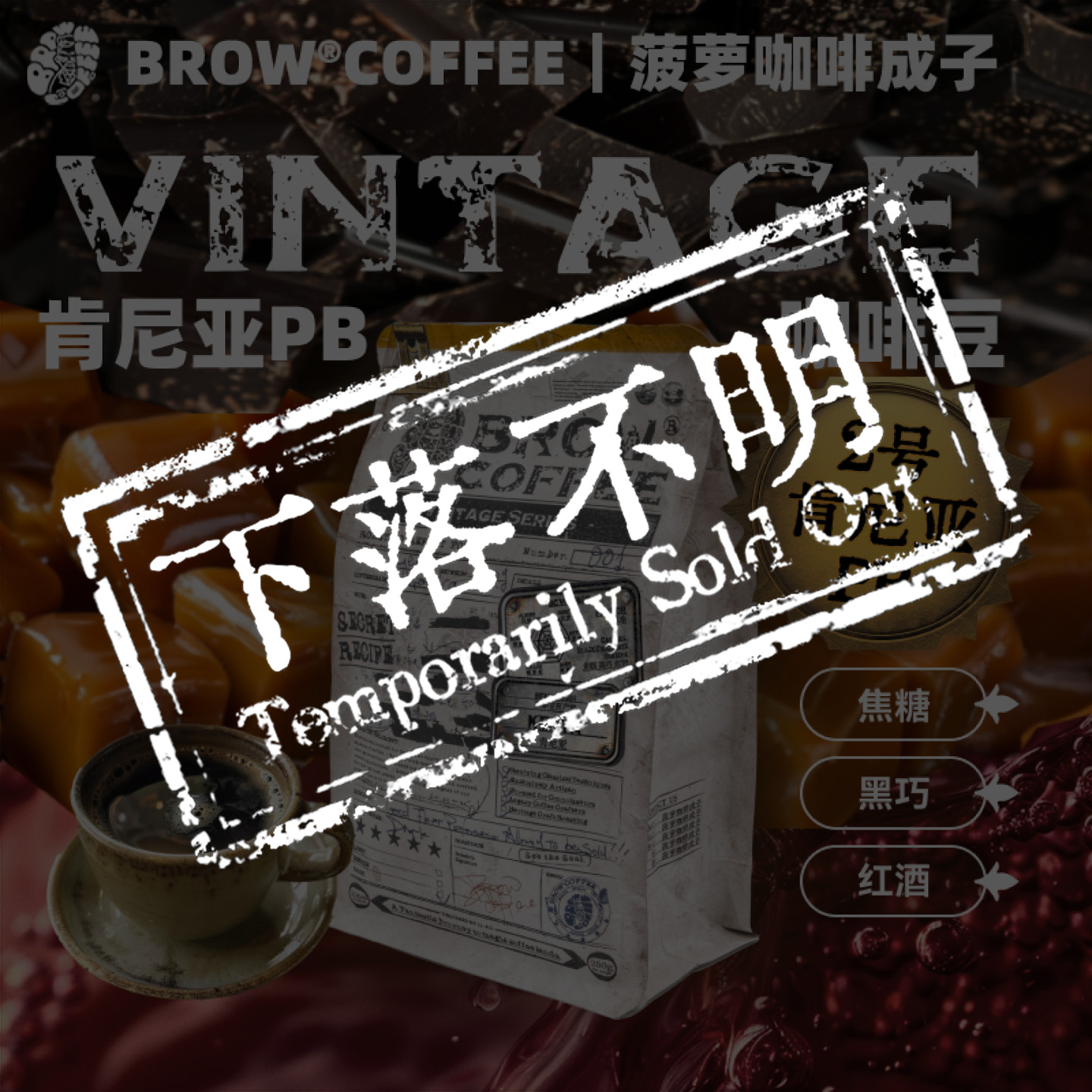 菠萝咖啡成子vintageNo2肯尼亚深烘阿拉比卡豆手冲意式美式250g