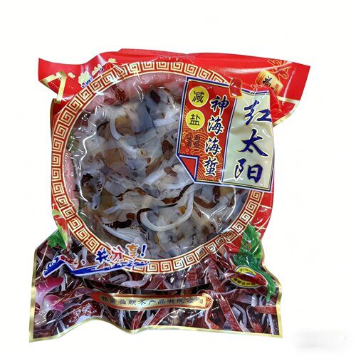 温州特级精品野生海蜇头开袋即食正宗新货海蛰丝皮下酒凉拌菜脆爽