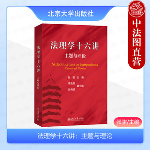 张骐 主题与理论 北京大学出版 社 法理学大学教材 中法图正版 自然法学说法律实证主义法律体系规范权利义务责任方法 法理学十六讲