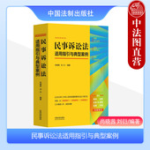 中国法制 新民事诉讼法适用指引典型案例关联规定审判实务宝典法规速查手册工作参考 中法图正版 民事诉讼法适用指引与典型案例