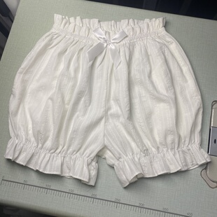 日系软妹纯棉南瓜裤Lolita女防走光安全打底裤可爱甜美蓬蓬灯笼裤