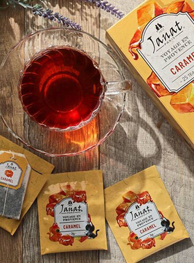 日本Kaldi代购焦糖红茶茶包Janat25枚入独立包装方便多口味水果味