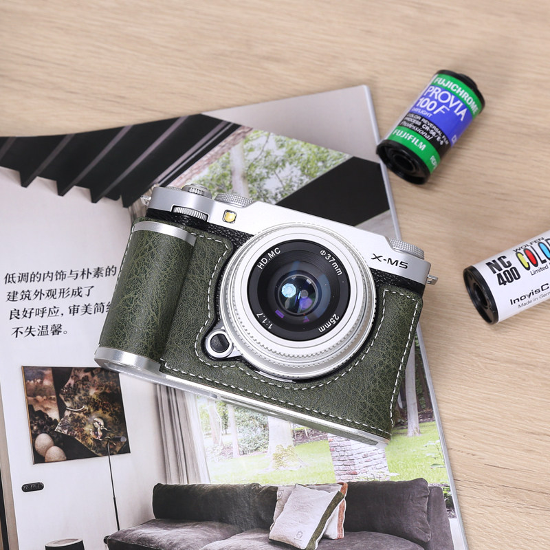 富士xm5手柄保护套配件皮套相机包