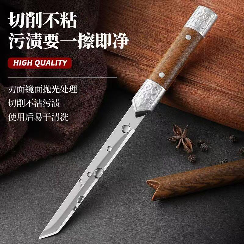 户外小直刀不锈钢便携小刀多功能直柄刀神笔小刀