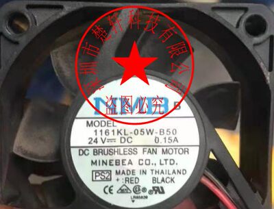 1161KL-05W-B50 PS2 24V 0.15A  原装正品日本NMB 2线 轴流风扇