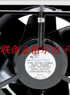 TYPE T270D-TP AC100V 35/33W原装日本Royal fan全金属耐高温风机