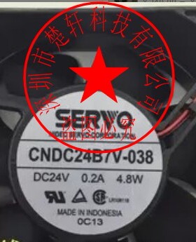 CNDC24B7V-038 DC24V 0.2A 4.8W 原装正品日本SERVO 日本进口风扇