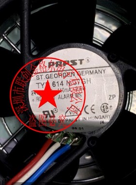 TYP 614N/37GH DC24V 110MA 2.6W 3线 原装德国进口 进口风扇