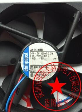 3414NHH 24V 135MA 3.2W 3414NHHR 3412NHH 原装德国进口风扇