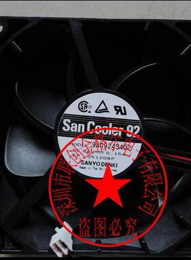 9S0924F402 24VDC90mA 原装正品三洋SANYO92*92*25mm进口轴流风扇