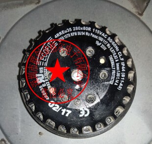 B11 80R 280 ECOFIT进口离心风机 115VAC100 117W原装 4RREU35