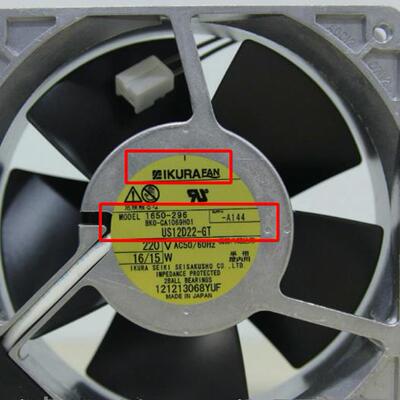 US12D22-GT AC220V 16/15W 12038 IKURA FAN原装正品日本进口风扇