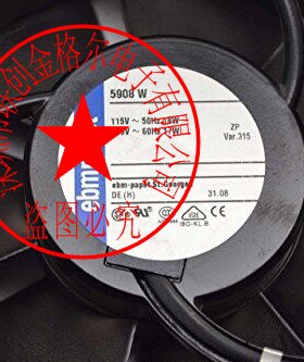 5908W AC115V 18/17W 原装正品德国进口127*127*38MM德国进口风扇